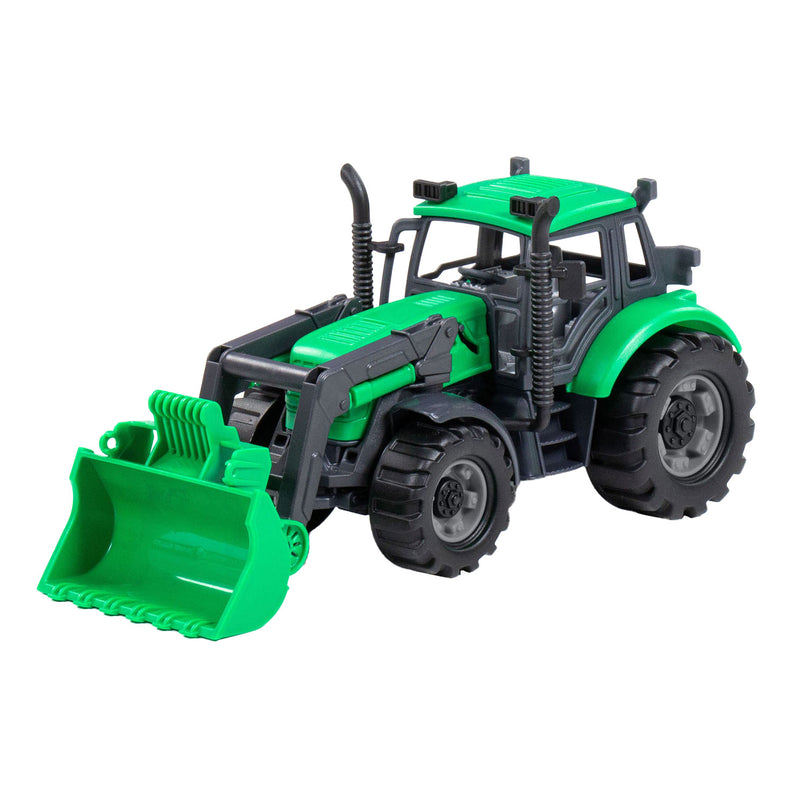 Chargez l'image dans la visionneuse de la galerie, Cavallino tractor met shovel groen, schaal 1:32