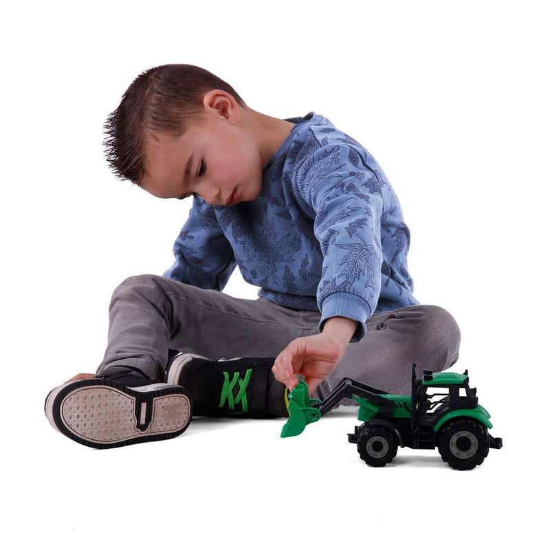 Chargez l'image dans la visionneuse de la galerie, Cavallino tractor met shovel groen, schaal 1:32