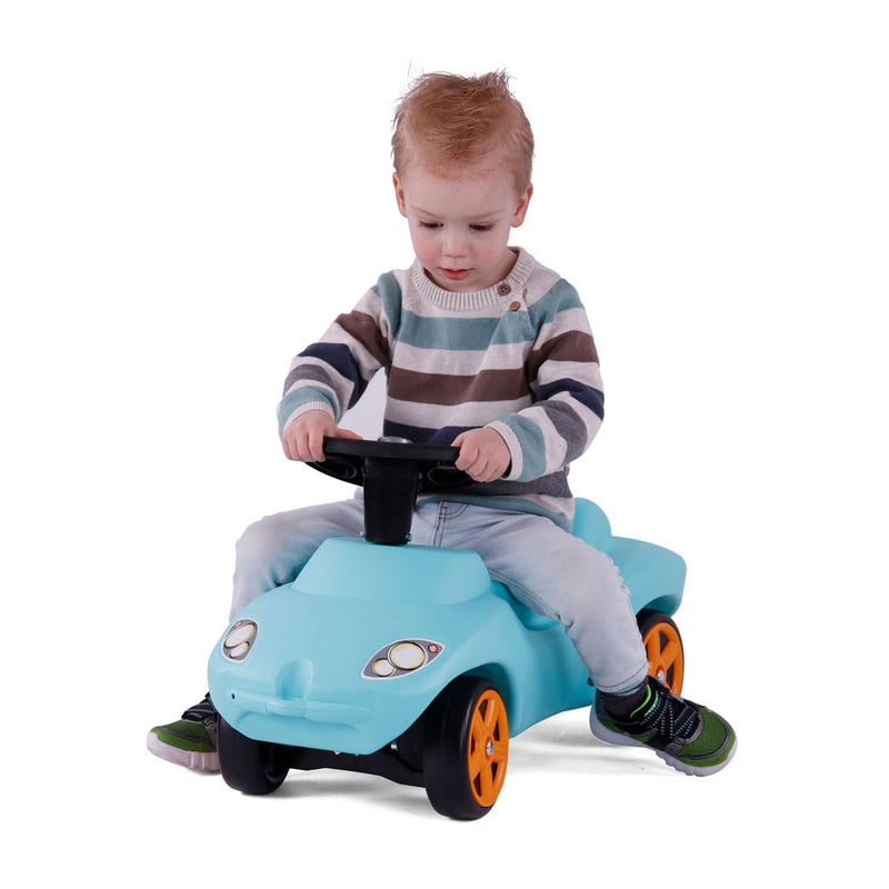 Afbeelding laden in galerijviewer, Cavallino safari racer loopauto blauw met geluid