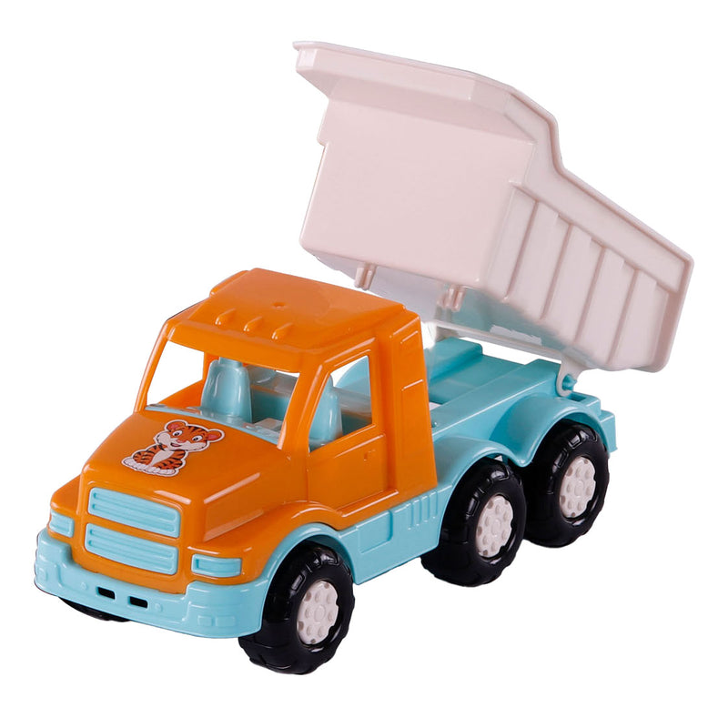 Afbeelding laden in galerijviewer, Cavallino safari torpedo kiepvrachtwagen oranje, 26,5cm