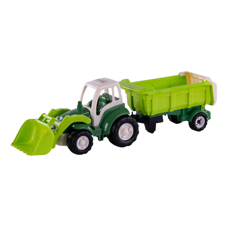 Load image into Gallery viewer, Cavallino xl tractor groen met kiep aanhangwagen, 86,5cm
