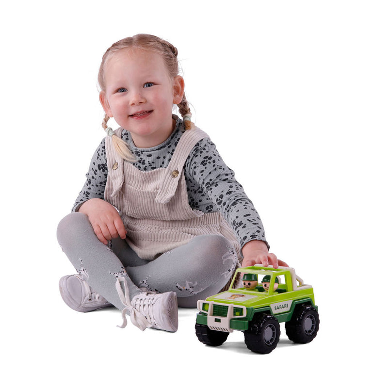 Afbeelding laden in galerijviewer, Cavallino jeep groen met 2 speelfiguren