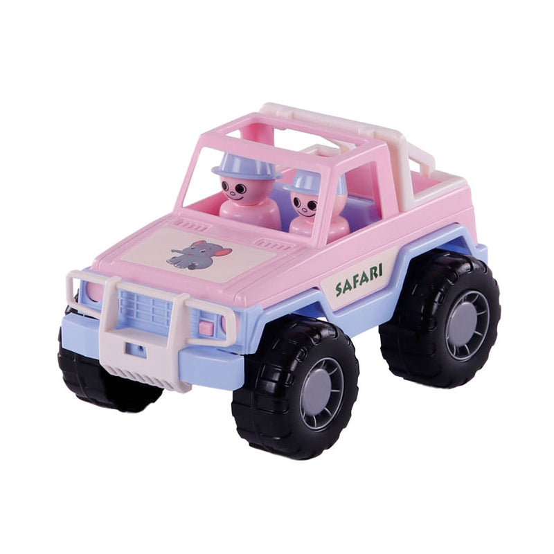 Load image into Gallery viewer, Cavallino jeep roze met 2 speelfiguren