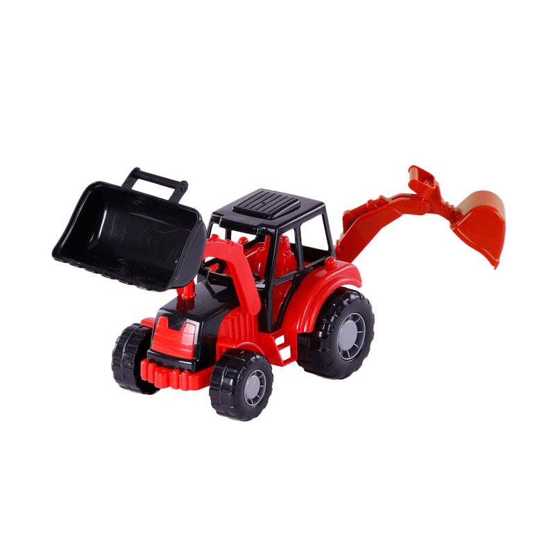 Afbeelding laden in galerijviewer, Cavallino junior graafmachine tractor rood