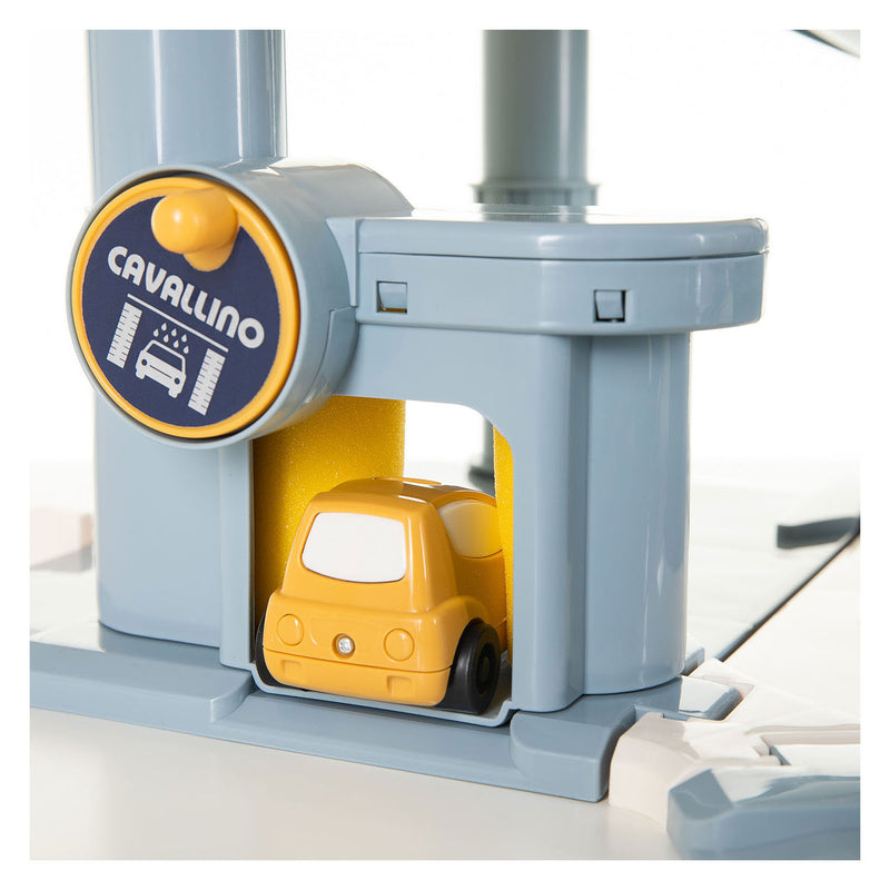 Load image into Gallery viewer, Cavallino garage toren met 7 verdiepingen en auto's pastelkleuren