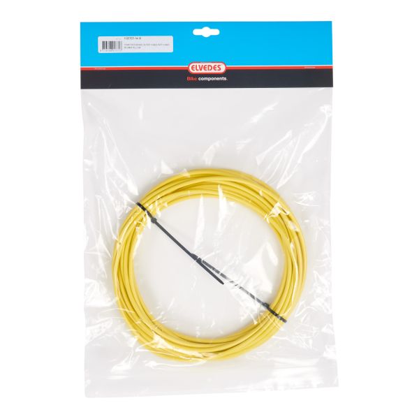 Load image into Gallery viewer, Elvedes rem buitenkabel met teflon voering ø4,9mm 10 meter (rol) - geel