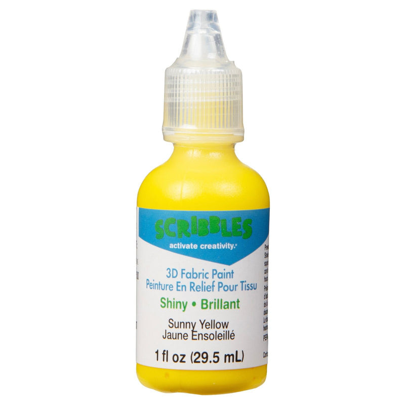 Load image into Gallery viewer, Scribbles • 3d textielverf glanzend 29,5ml yellow