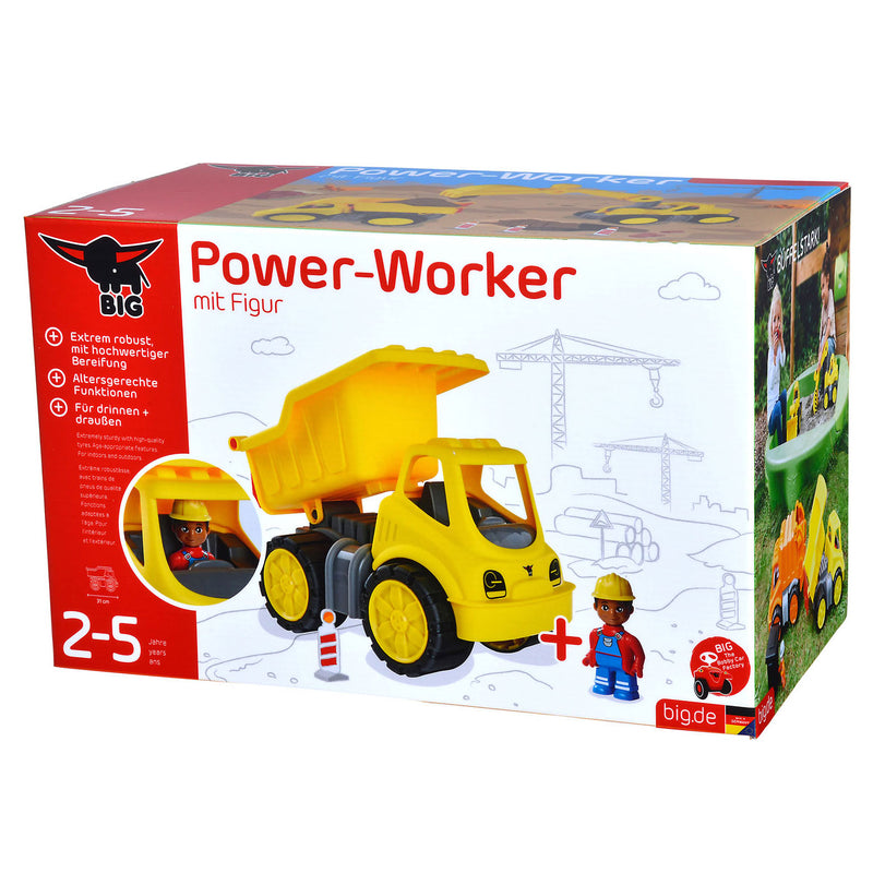 Load image into Gallery viewer, Big power worker midi kiepwagen met figuur