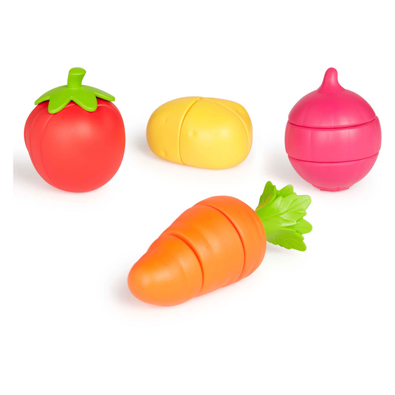 Afbeelding laden in galerijviewer, Casdon speelgoed eten set chop2pot met opvouwbare snijplank en mes, 16-delig.