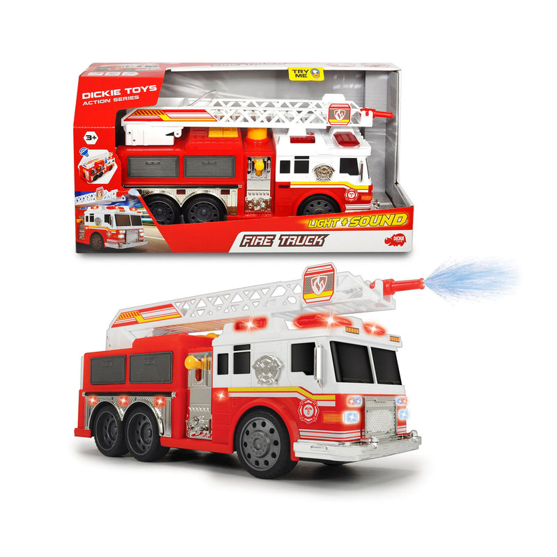 Load image into Gallery viewer, Dickie Brandweerwagen met Licht en Geluid
