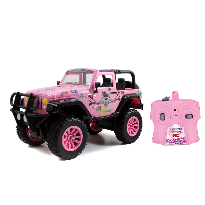 Load image into Gallery viewer, Dickie RC Jeep Wrangler Roze