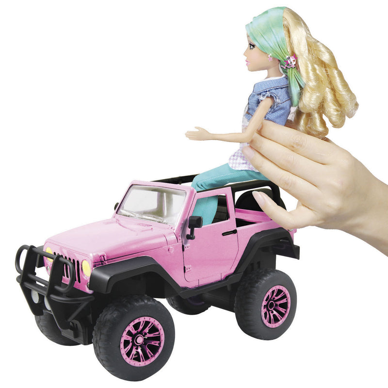Load image into Gallery viewer, Dickie RC Jeep Wrangler Roze