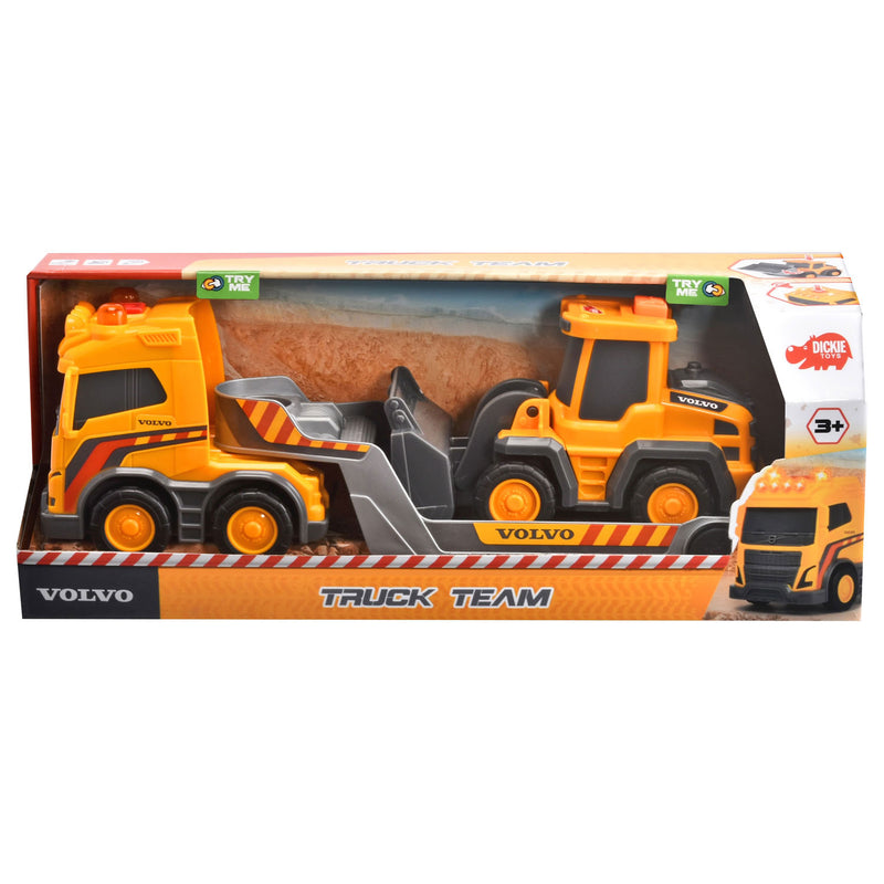 Load image into Gallery viewer, Dickie Volvo Truck Team met Graafmachine