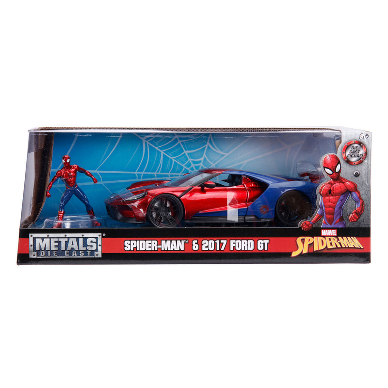 Load image into Gallery viewer, Jada Marvel Spiderman 2017 Ford GT 1:24