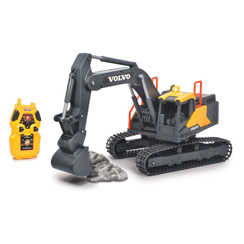 Chargez l'image dans la visionneuse de la galerie, Dickie toys rc volvo graafmachine - vanaf 3 jaar - licht en geluid - bestuurbaar