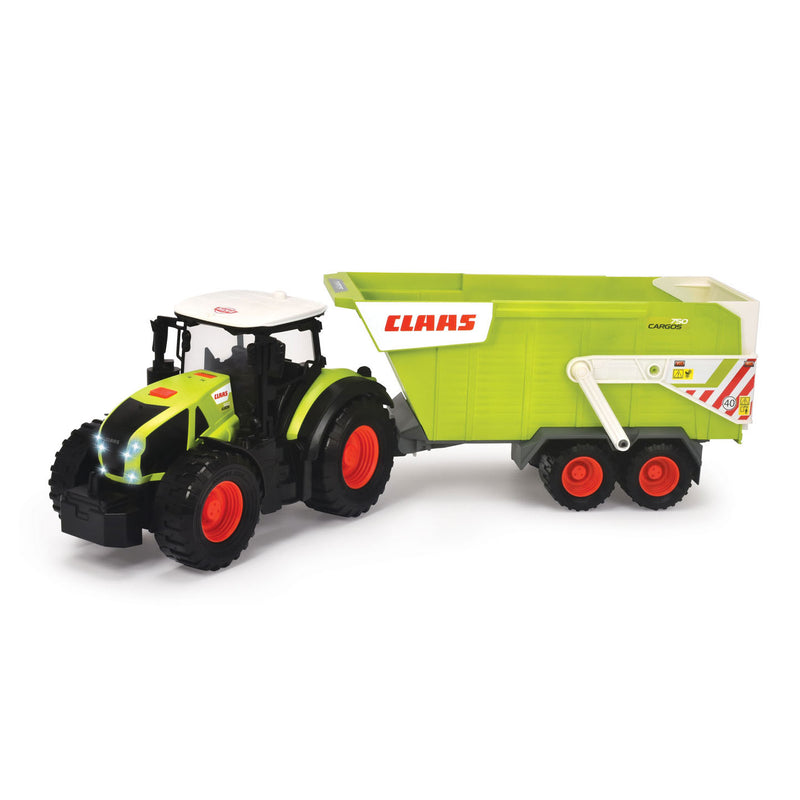 Afbeelding laden in galerijviewer, Dickie claas tractor met kieptrailer