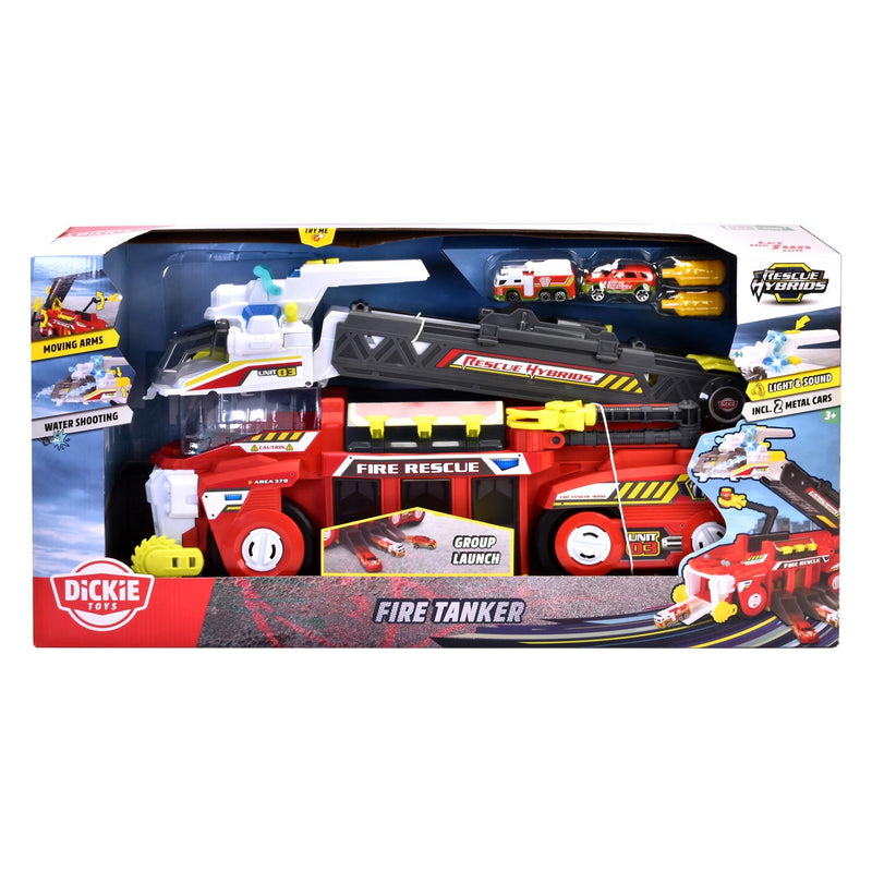 Load image into Gallery viewer, Dickie Fire Tanker Brandweerauto Speelset