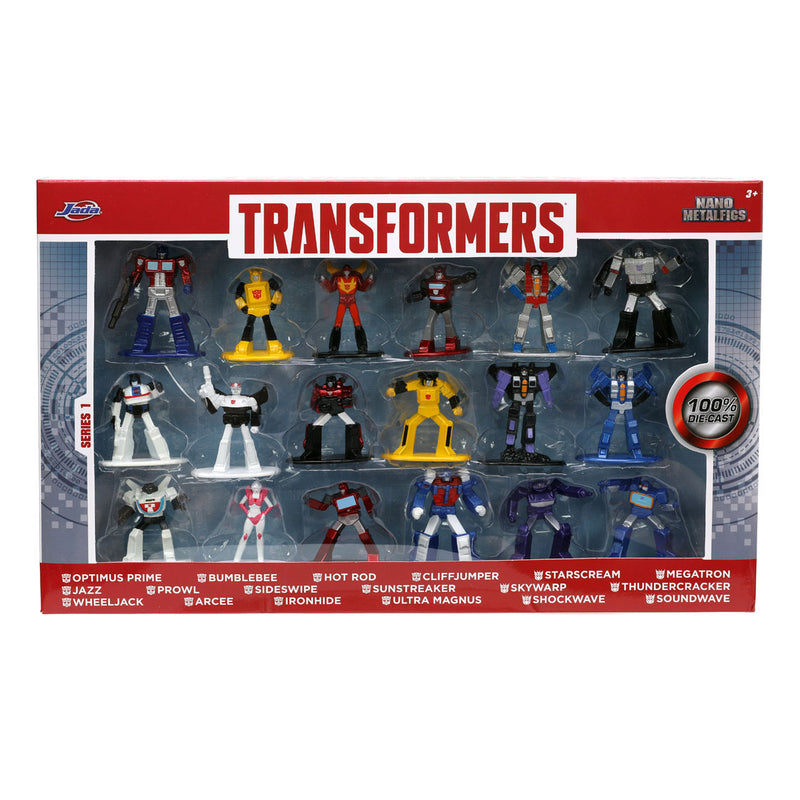 Load image into Gallery viewer, Jada Toys Transformers Nano Wave 1 Speelfiguren 18st.