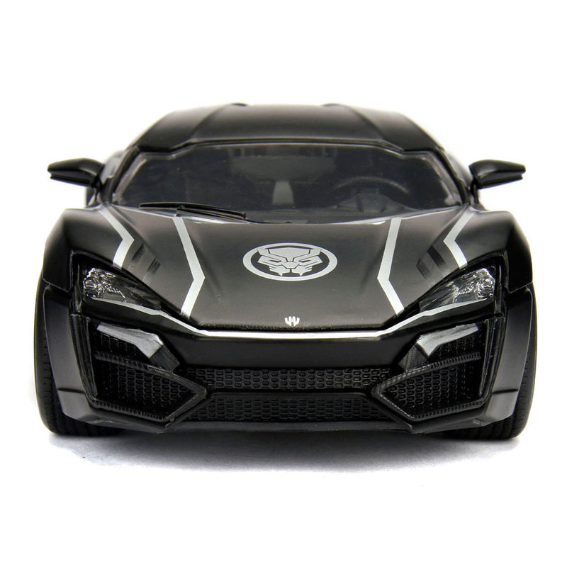 Chargez l'image dans la visionneuse de la galerie, Jada toys jada die-cast avengers black panther met auto 1:24