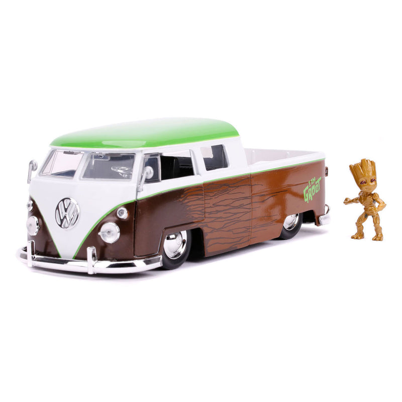 Load image into Gallery viewer, Jada toys jada marvel groot 1963 bus pickup 1:24