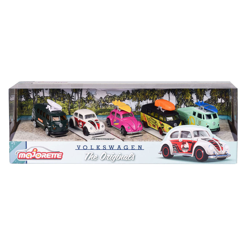 Cargue la imagen en el visor de la galería, Majorette volkswagen the originals speelauto's, 5st.