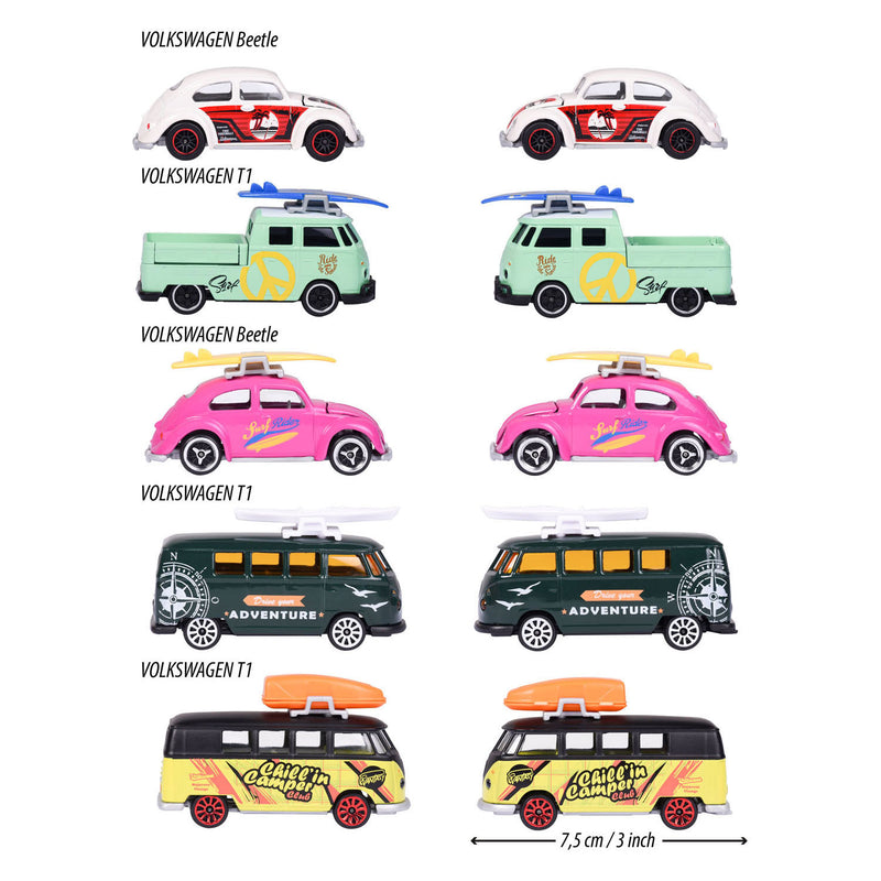 Chargez l'image dans la visionneuse de la galerie, Majorette volkswagen the originals speelauto's, 5st.