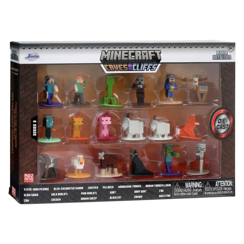 Load image into Gallery viewer, Jada Toys Jada Die-Cast Minecraft Multi Pack Nano Actiefiguren Wave 8