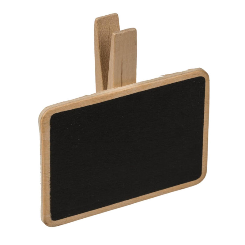 Laden Sie das Bild in Galerie -Viewer, Ootb houten schrijfbordje met knijper 7x7cm