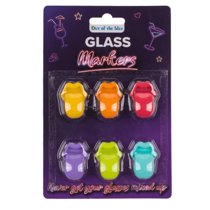 Laden Sie das Bild in Galerie -Viewer, Ootb glas markers siliconen 6 stuks op kaart