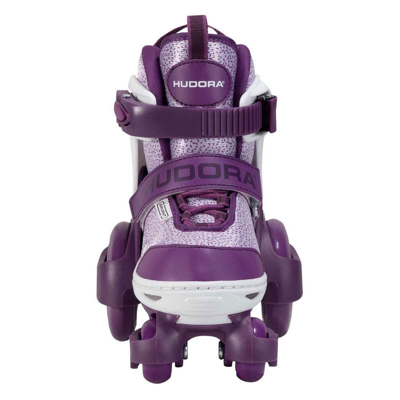 Load image into Gallery viewer, Hudora rolschaatsen my first quad paars, maat 26-29