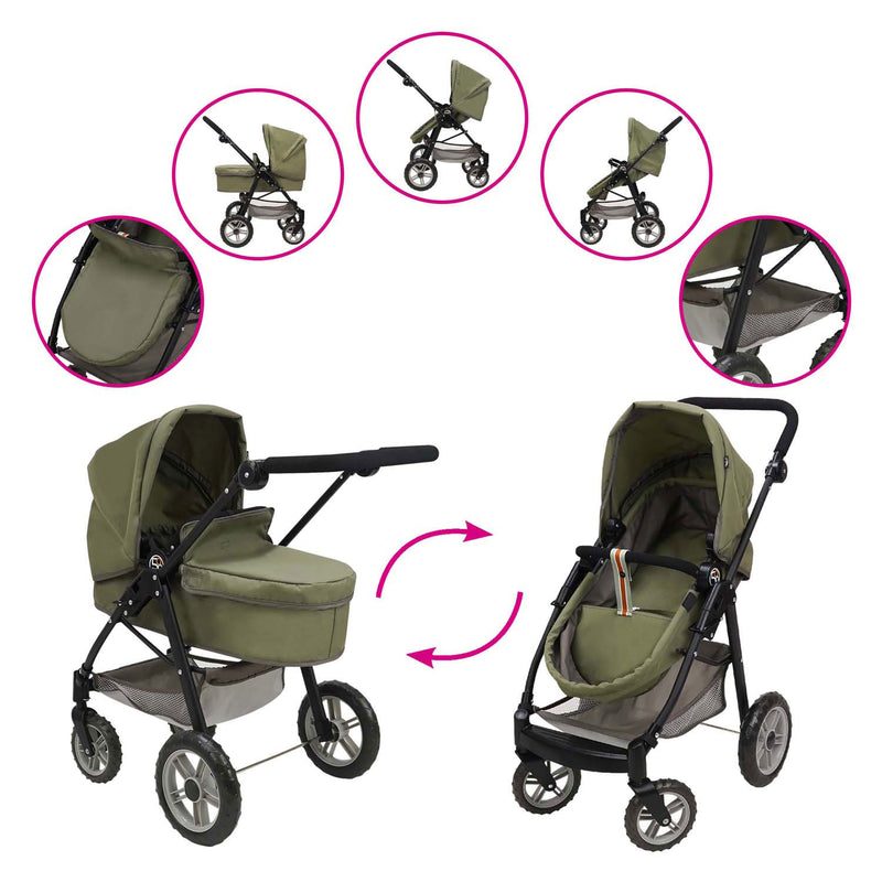 Cargue la imagen en el visor de la galería, 2-in-1 poppenwagen