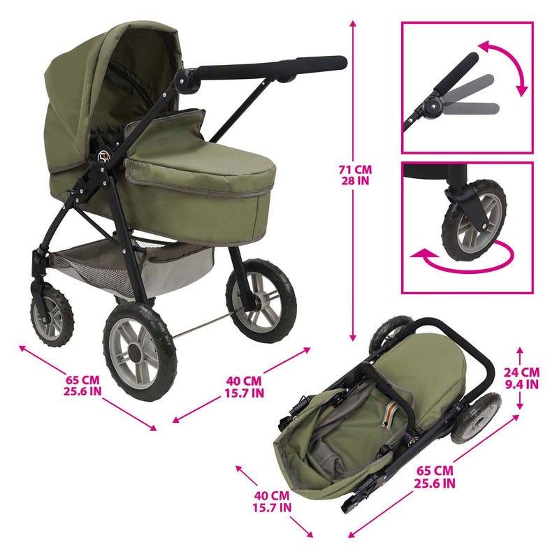 Cargue la imagen en el visor de la galería, 2-in-1 poppenwagen