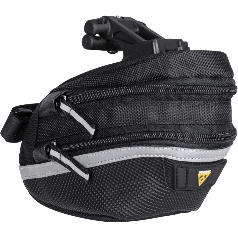 Load image into Gallery viewer, Topeak zadeltas WP II M, Zwart, Waterafstotend, Polyester, Adapter, 1,25L, QuickClick, Reflecterend, 152g