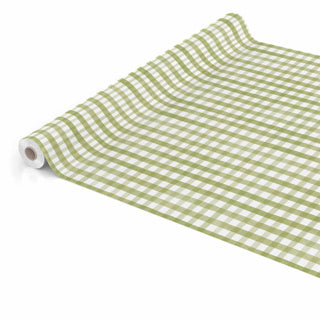 Laden Sie das Bild in Galerie -Viewer, Via chasse tafelzeil pvc 140 cm gingham olive