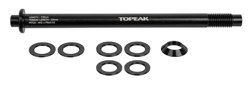 Afbeelding laden in galerijviewer, Topeak z__i___rak series thru-axle - pitch 1.5mm thread - shimano e-thru