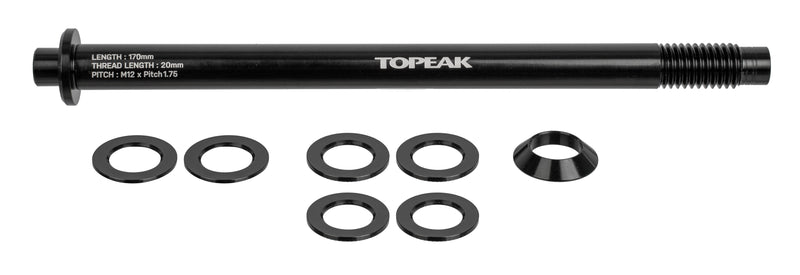 Afbeelding laden in galerijviewer, Topeak z__i___rak series thru-axle - pitch 1.75mm thread - sram maxle