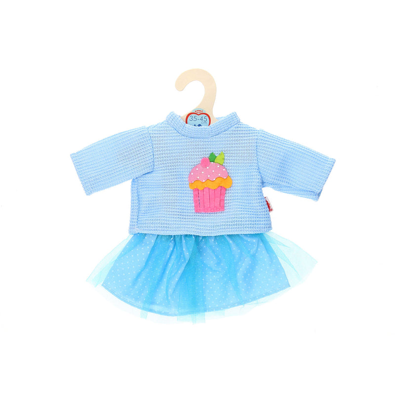 Afbeelding laden in galerijviewer, Heless poppen pullover met rok, 35-45 cm