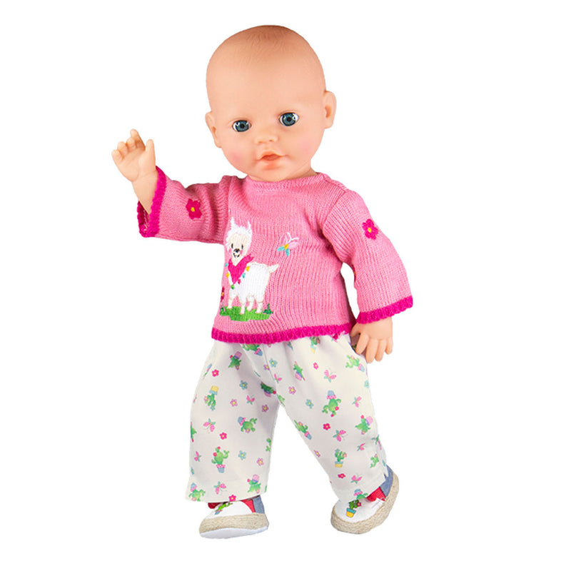 Afbeelding laden in galerijviewer, Heless poppen pullover met broek alpaca, 28-35 cm