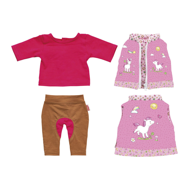 Load image into Gallery viewer, Heless poppenoutfit paardrijden - eenhoorn, 28-35 cm