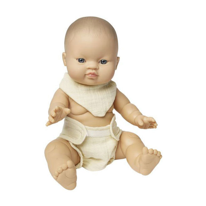 Afbeelding laden in galerijviewer, Heless poppen babyset biologisch katoen, 35-45 cm