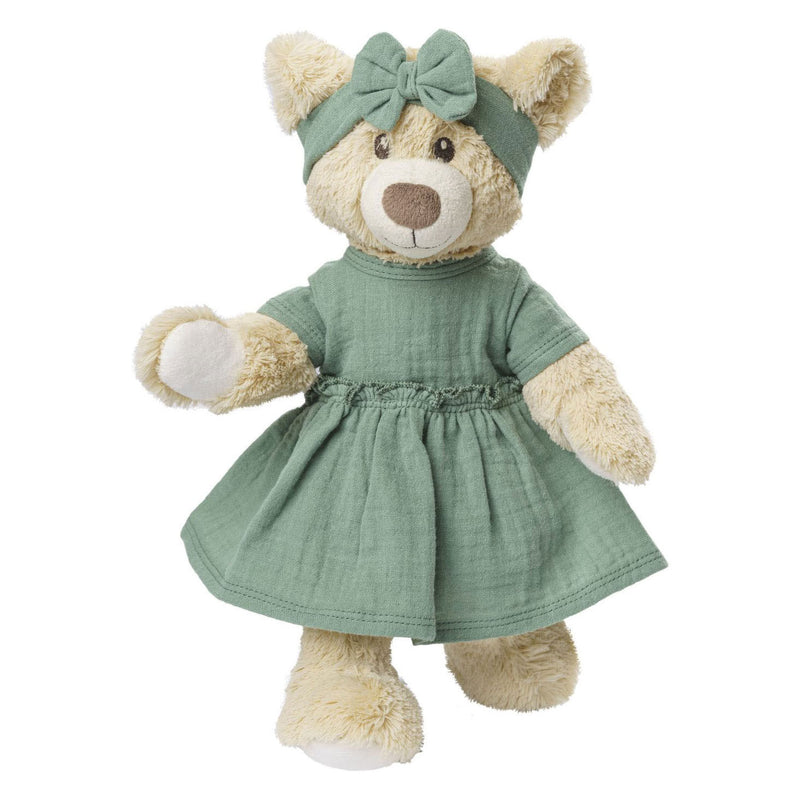 ギャラリービューアに画像をロードする, Heless poppenjurk groen met ruches, 35-45 cm