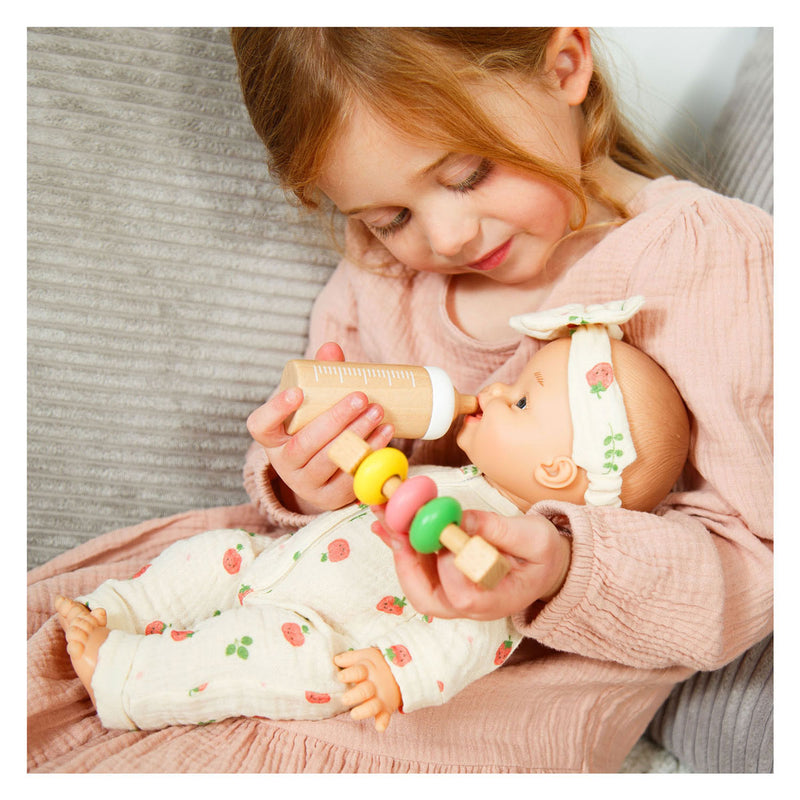 Load image into Gallery viewer, Heless houten poppenbabyset schaapje - 3dlg.