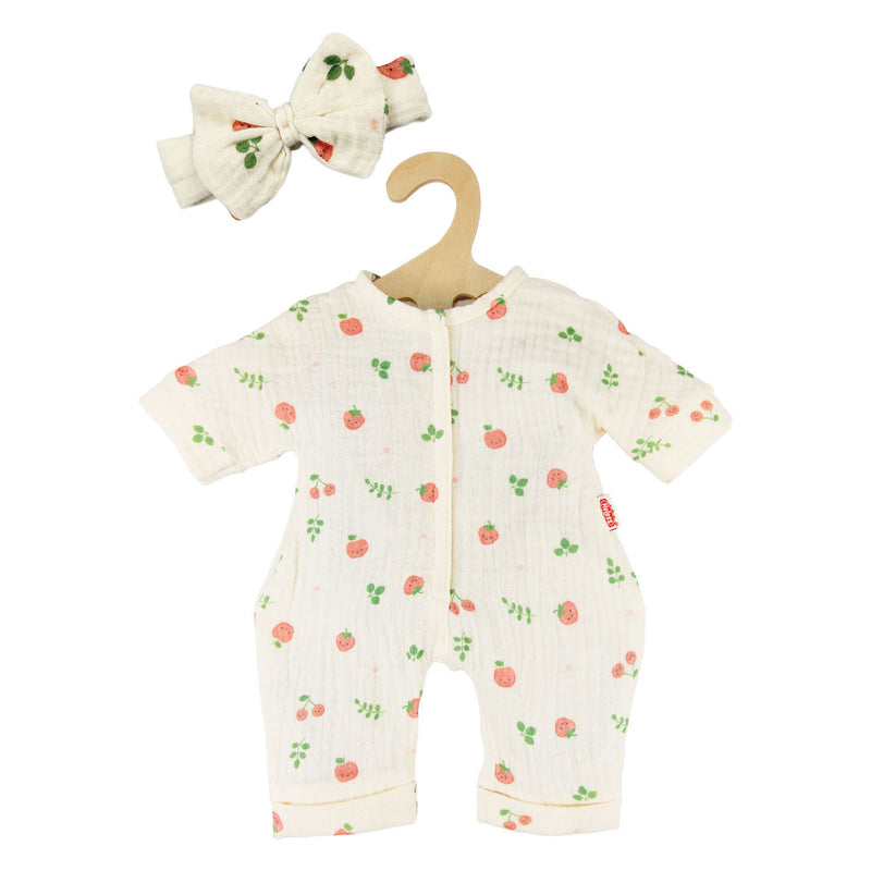 ギャラリービューアに画像をロードする, Heless rompertje voor poppen met hoofdband - maat 28-35 cm