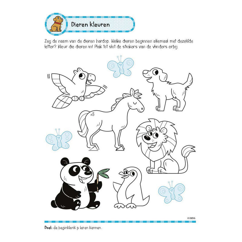 Load image into Gallery viewer, Deltas oefenboek met stickers- leuke lees
