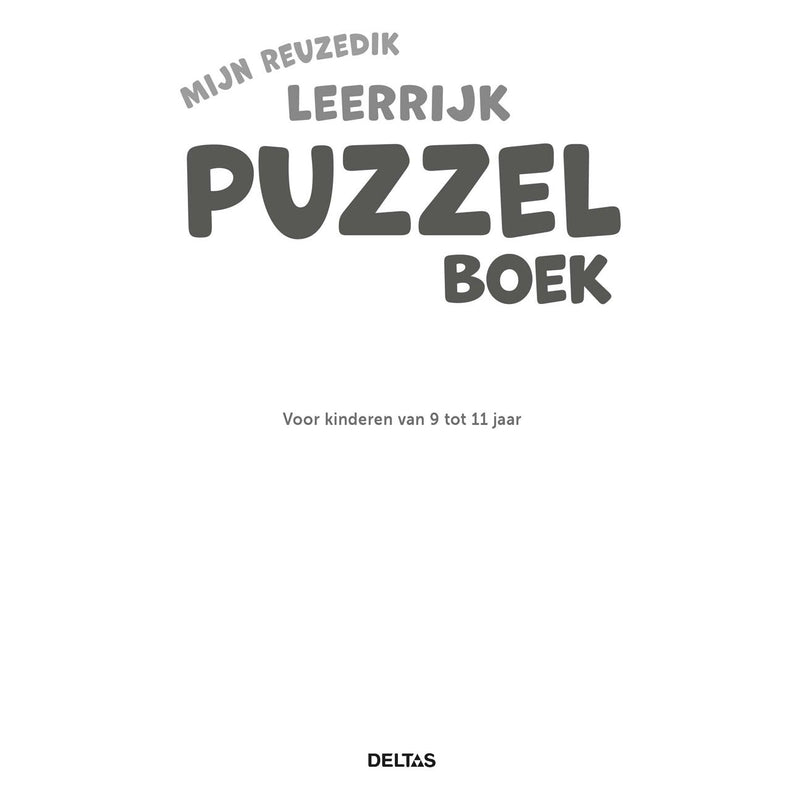 Load image into Gallery viewer, Deltas mijn reuzedik leerrijk puzzelboek (9-11 jaar)