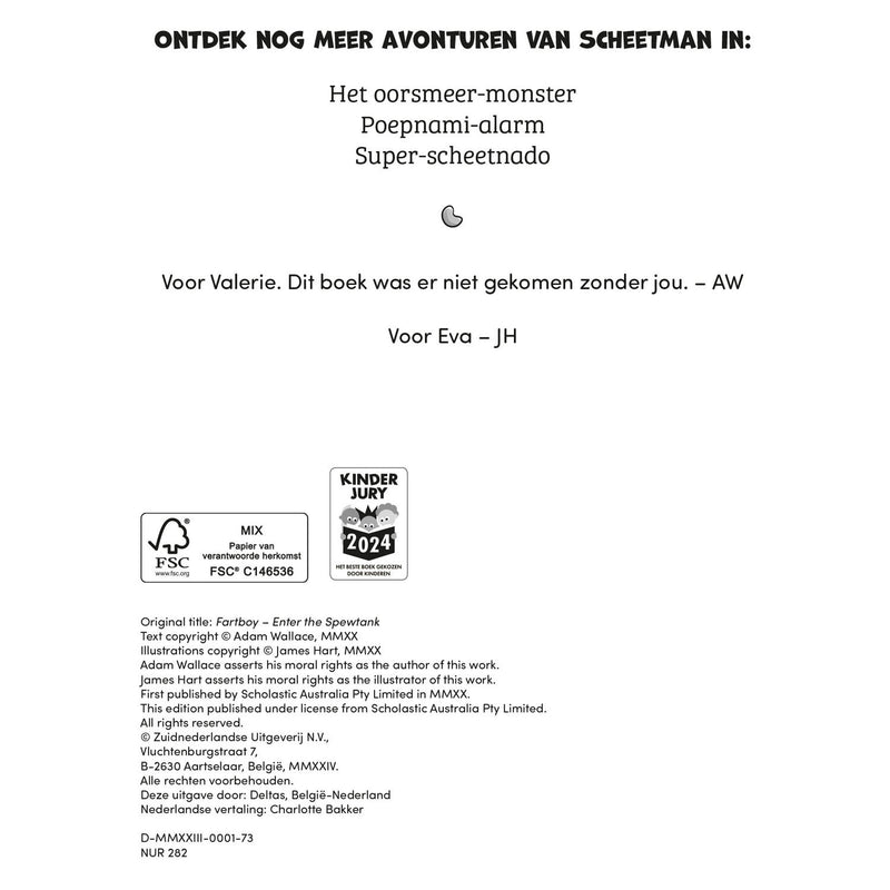 Afbeelding laden in galerijviewer, Deltas scheetman lost het op! de grote kotsboel kinderboek
