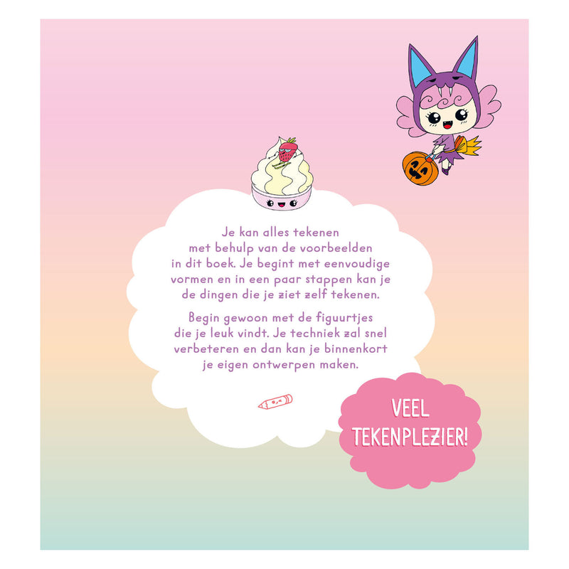 Load image into Gallery viewer, Deltas stap voor stap kawaii leren tekenen