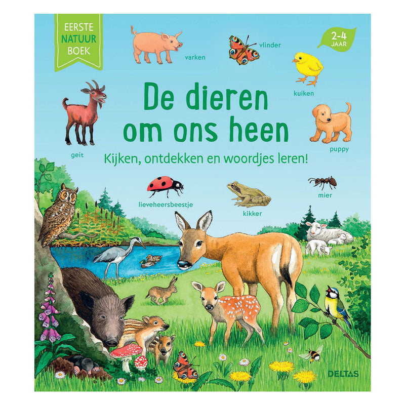 Load image into Gallery viewer, Deltas de dieren om ons heen kartonboek (2-4 j.)
