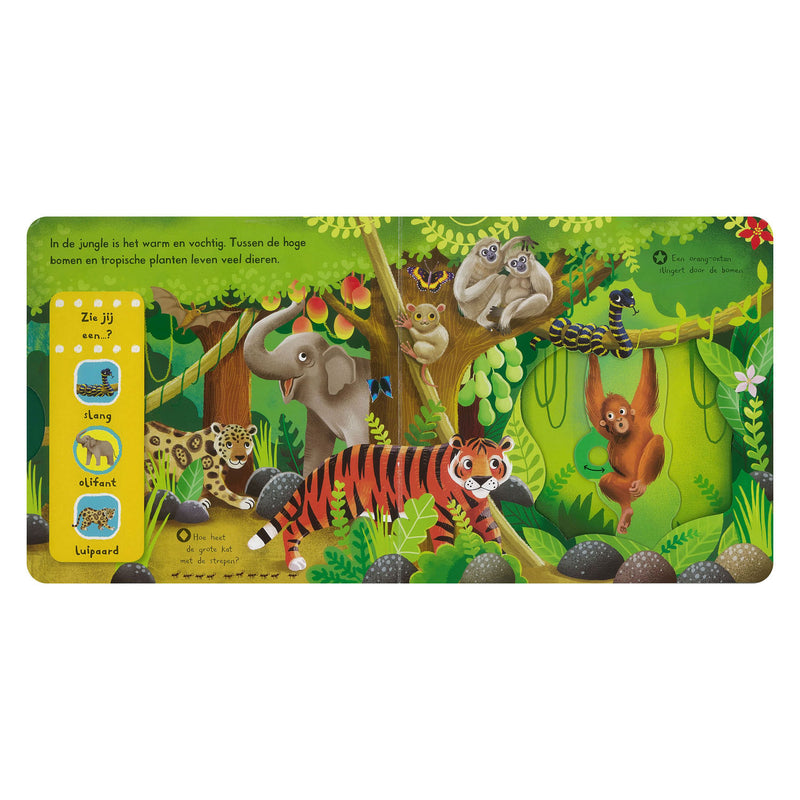 Load image into Gallery viewer, Deltas kijk en ontdek! - in de jungle flapjesboek