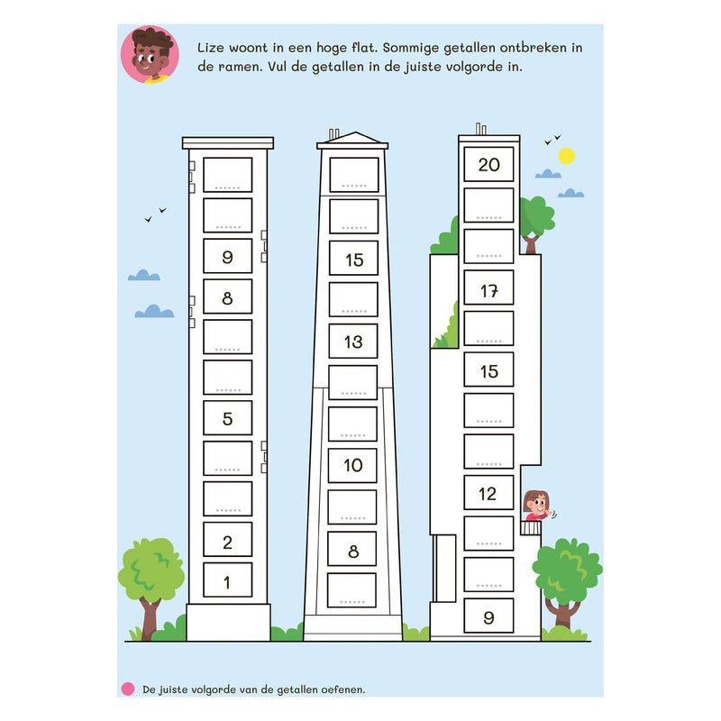 ギャラリービューアに画像をロードする, Deltas oefenboek afwasbaar papier ik leer al rekenen (6-7 j.)